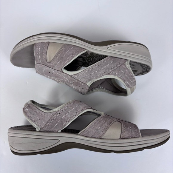 Easy Spirit Highline Leather Sandals Wedge Slip On Slingback Lightweight 10 - Picture 10 of 15